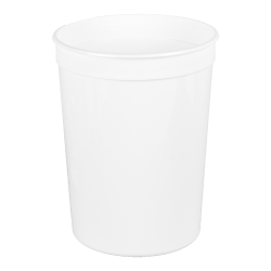 86 oz. White Polypropylene Container (Lid Sold Separately)